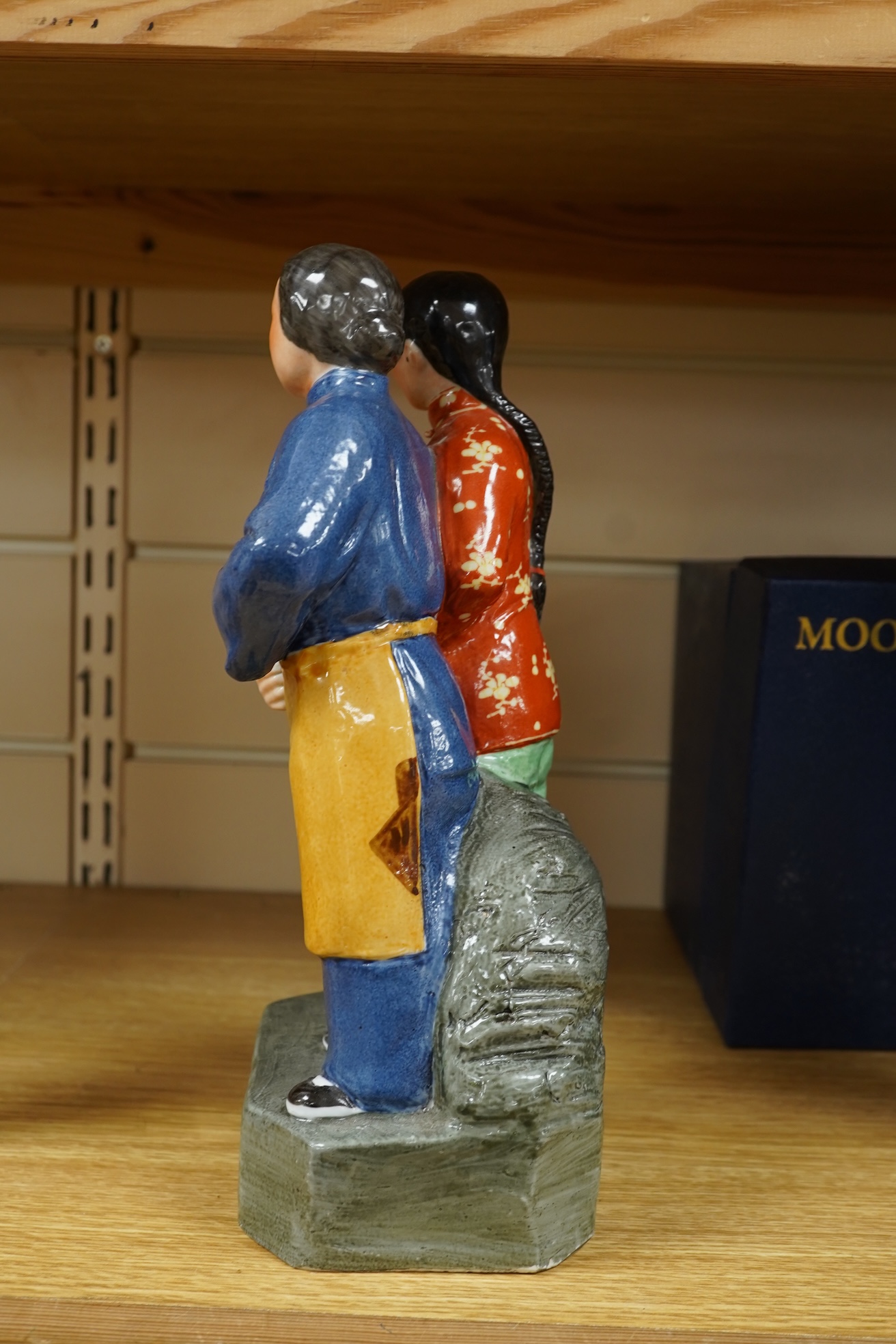 A Chinese Cultural Revolution group, 27cm high